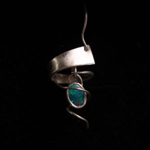 No.2 Rotation - Silver Opal Doublet Single Earring