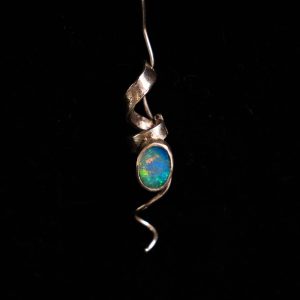 No.3 Attachment - Silver Opal Doublet Single Earring